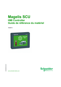 Magelis SCU - HMI Controller - Guide de référence du matériel