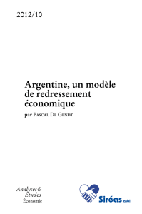 Argentine, un modèle de redressement économique
