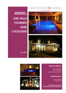 annexe - Villa de luxe l`incontournable