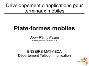 Plate-formes mobiles