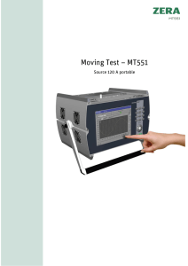 Moving Test – MT551