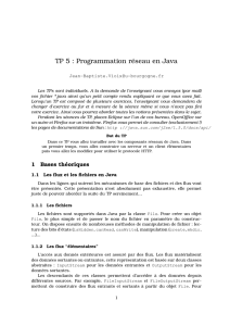 TP 5 : Programmation réseau en Java