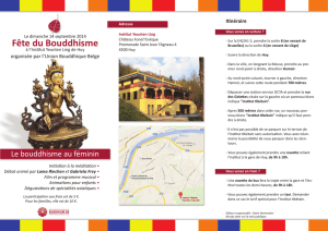 Fête du Bouddhisme - Samye Dzong Bruxelles