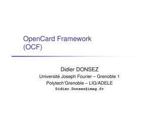 OpenCard Framework (OCF)