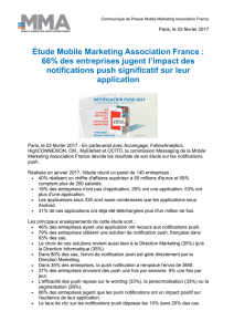 Étude Mobile Marketing Association France : 66% des entreprises