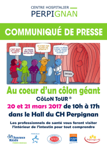 20 et 21 mars 2017 de 10h à 17h dans le Hall du CH Perpignan