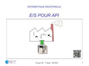E/S POUR API