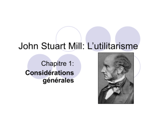 John Stuart Mill: L`utilitarisme