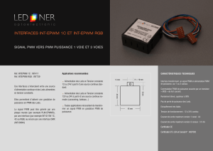 interfaces int-epwm 1c et int-epwm rgb - LED-NER