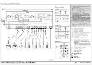 Module de fonction de générateurs de chaleur alternatifs FM444 CH