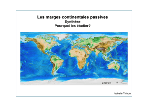 Les marges continentales passives