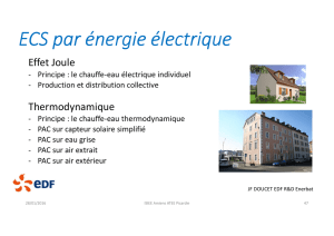 ECS par énergie électrique