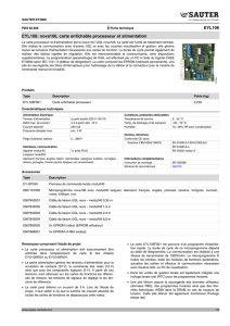 EYL106 EYL106: nova106, carte enfichable processeur et