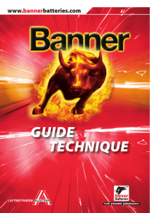 guide technique - Banner Batteries