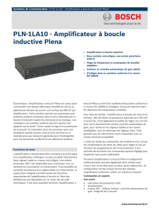 PLN-1LA10 - Amplificateur à boucle inductive Plena