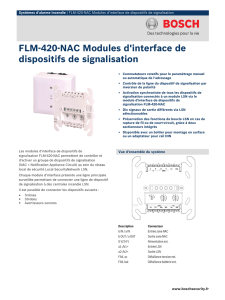 FLM‑420‑NAC Modules d`interface de dispositifs de signalisation