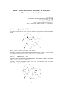 info602 : théorie des graphes et algorithmes sur les graphes TD 4