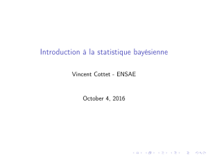 Introduction à la statistique bayésienne