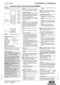 Radio Control System Rx868/2 - FUHR Schlösser und Beschläge