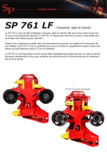 SP 761 LF - Compacte, agile et robuste