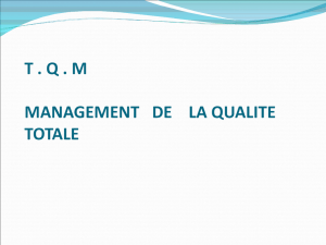 le management de la qualite totale ( tqm)