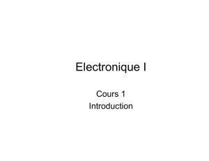 Electronique I