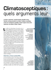 Climatosceptiques : quels arguments leur opposer