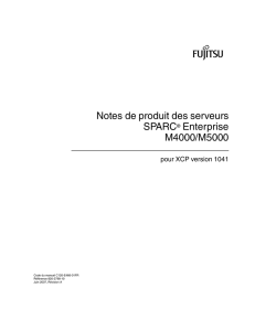 SPARC Enterprise M4000/M5000 Servers Product Notes for