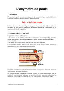L`oxymètre de pouls - Société Française des Infirmier(e)s