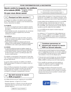 VIS MMR - French - Immunization Action Coalition