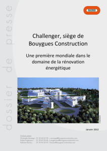 Challenger, siège de Bouygues Construction