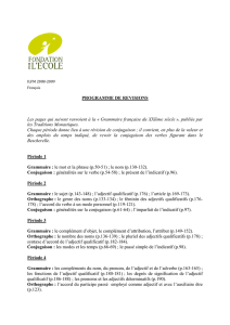 Programme de révisions français