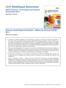 OECD Science, Technology and Industry Scoreboard 2011 Science