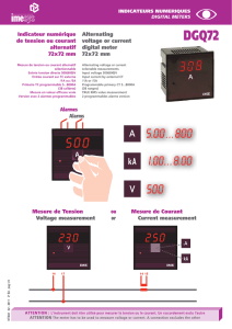 Mesure de Tension Voltage measurement Indicateur numérique de