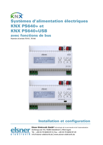 Systèmes d`alimentation électriques KNX