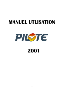 manuel utlisation tlisation 2001 - Forum-Camping