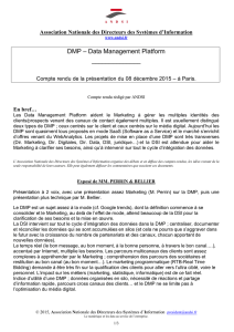 DMP – Data Management Platform