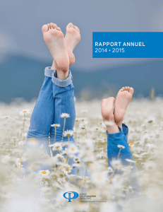 rapport annuel 2014 • 2015