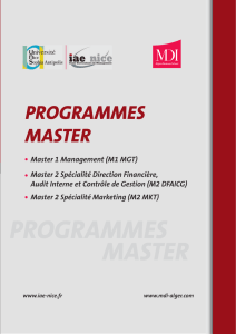 Programmes Master