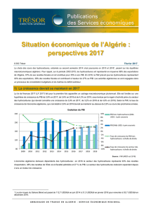 Situation économique de l`Algérie