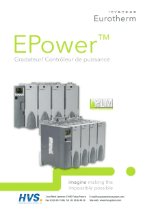 Gradateur/Contrôleur de puissance EPower