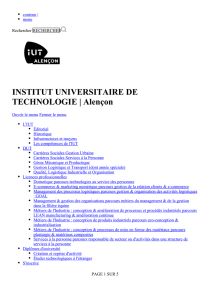 IUT Alençon - Université de Caen Normandie