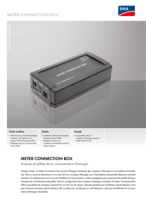 METER CONNECTION BOX - Analyse simplifiée de la