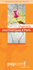Urgences psychiatriques à Paris - Delphine Barbier