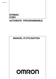 sysmac cqm1 automate programmable manuel d`utilisation
