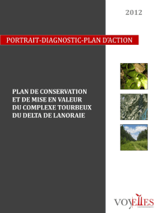 Plan de conservation et de mise en valeur du complexe tourbeux du