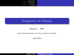 Triangulation de Delaunay