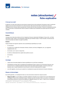 notes (structurées)