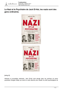 Le Nazi et le Psychiatre de Jack El-Hai, les nazis