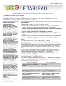 Consultez Le Tableau "L`apprentissage hybride " en format PDF